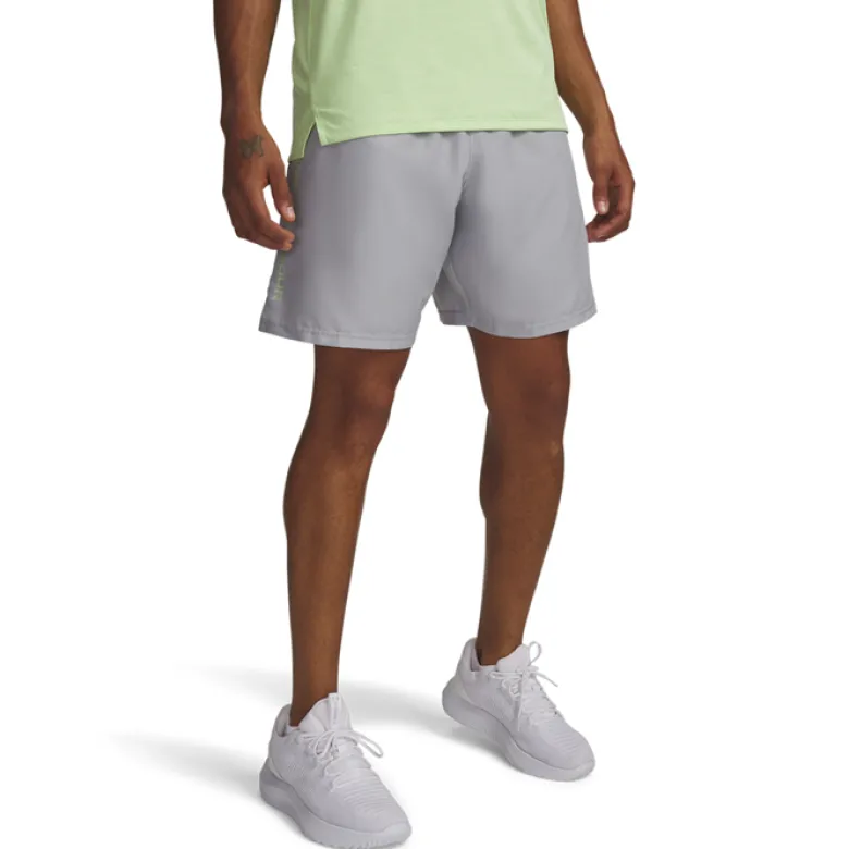 UA Tech Woven Wordmark Short, Black Medium Heather