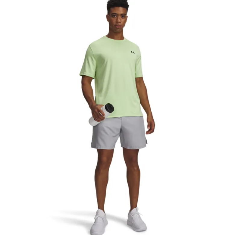UA Tech Woven Wordmark Short, Black Medium Heather