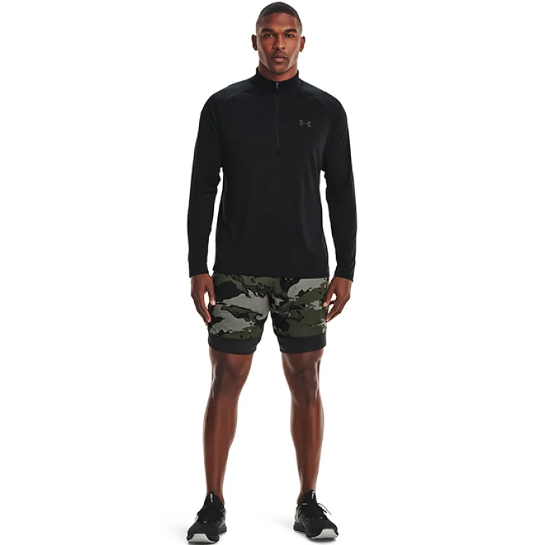 UA Tech 2.0 1/2 Zip, Black