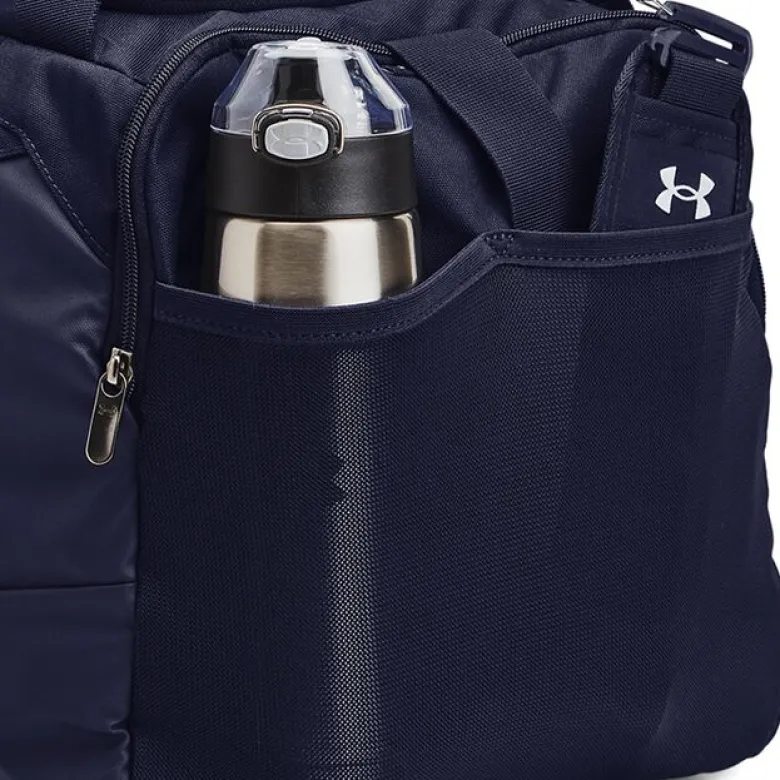 UA Undeniable 5.0 Duffle Medium, Midnight Navy/Metallic Silver
