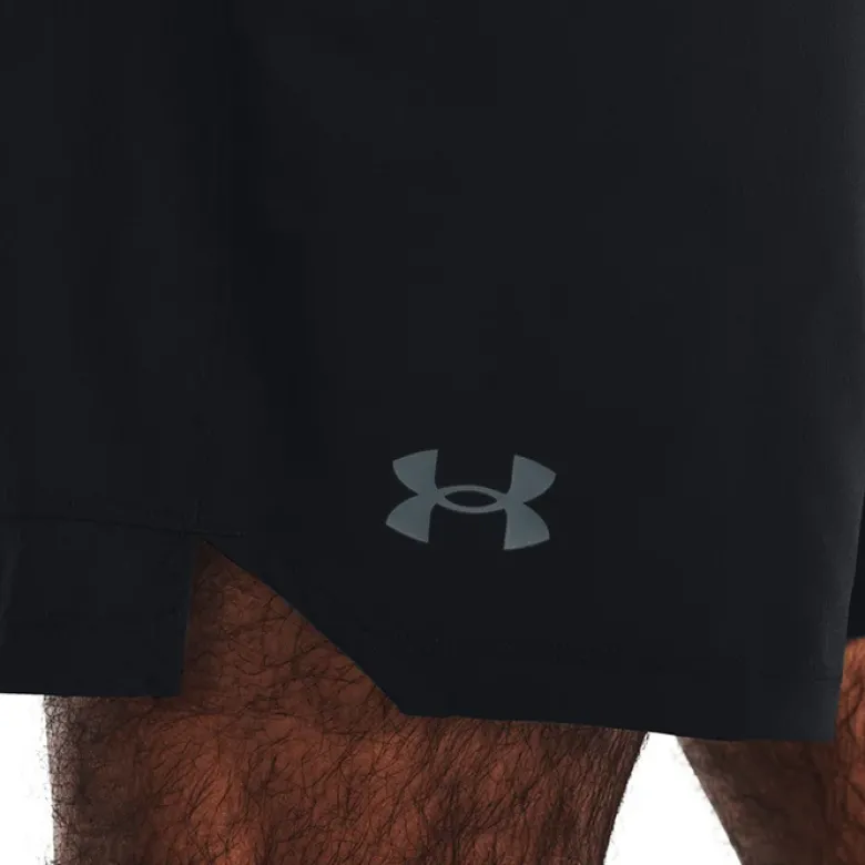 UA Vanish Woven 6in Shorts, Black