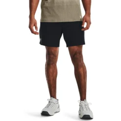 UA Vanish Woven 6in Shorts, Black