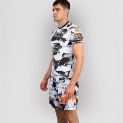 UFC Zenith Fight Week Rashguards Shortsleeve Black/White/Orange