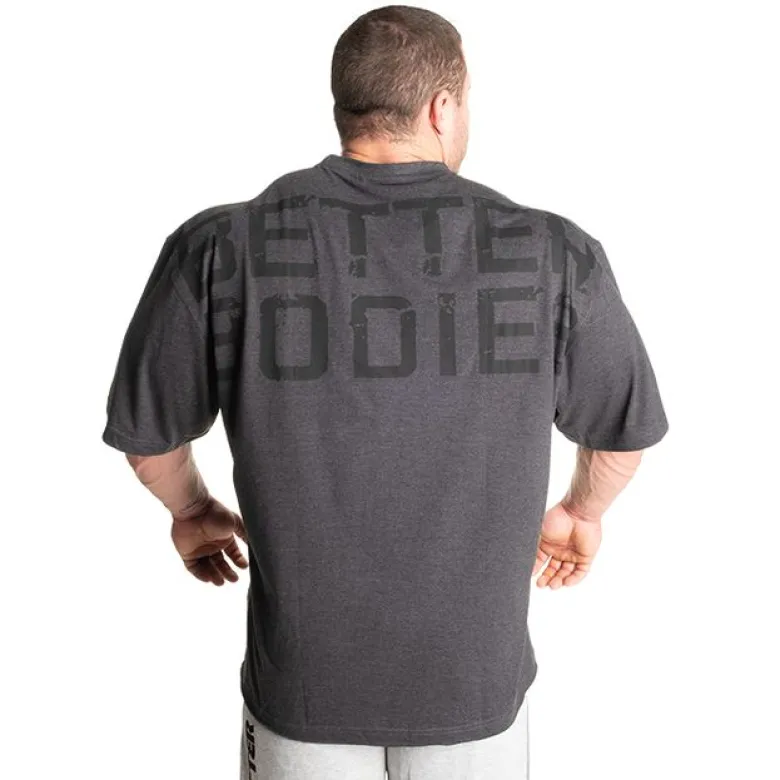 Union Iron Tee, Dark Grey Melange