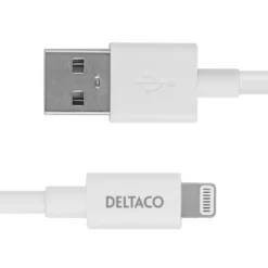 USB-A Lightning-Kabel 1 m, Vit
