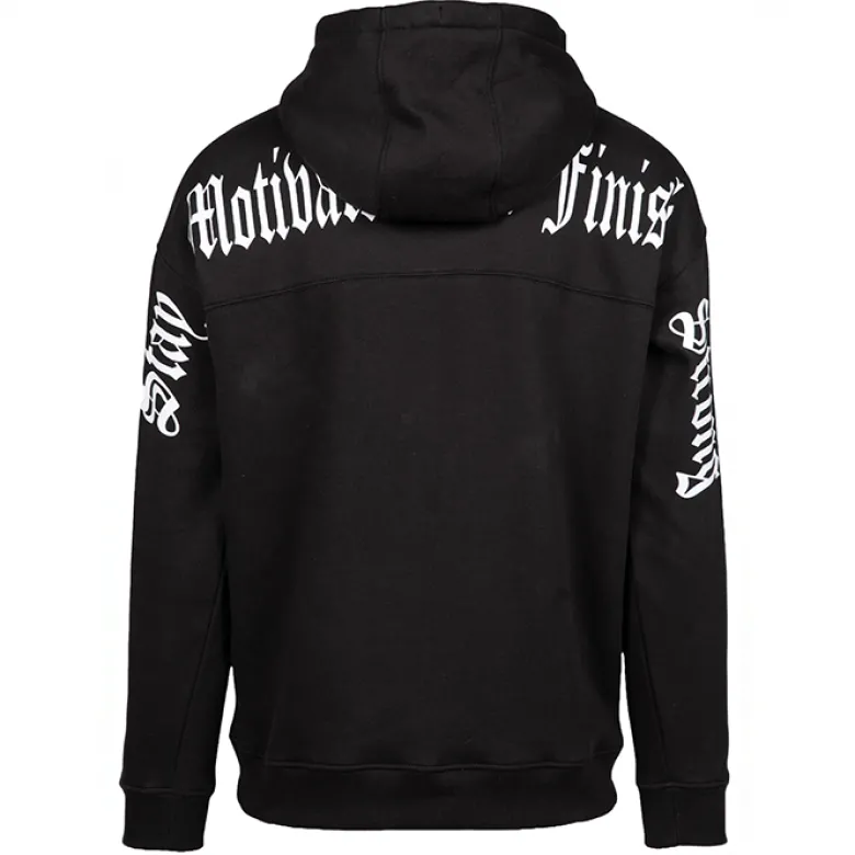 Utah Zipped Hoodie, black