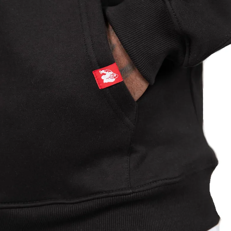 Utah Zipped Hoodie, black