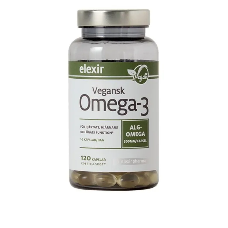 Vegansk Omega-3 120 kapslar