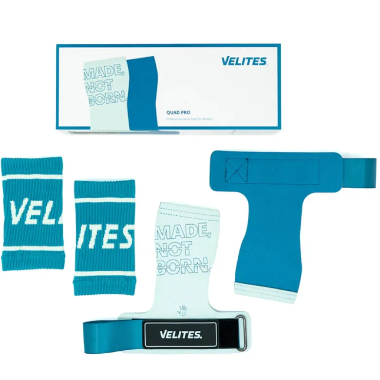 Velites Quad PRO Hand Grips Cyan Kit