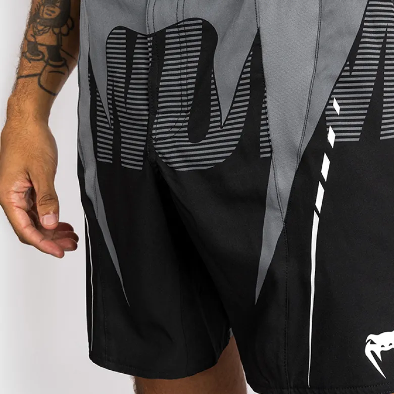 Venum Adrenaline Fightshorts Black/Silver Grey