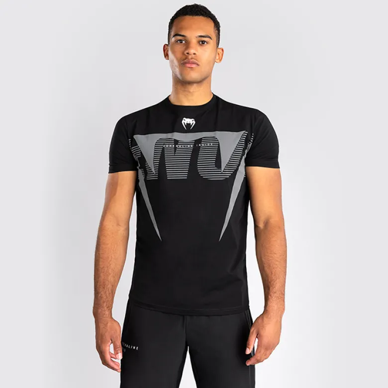 Venum Adrenaline T-Shirt Black/Silver Grey