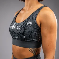 Venum Amazonia Womens Sports Bra Dark Grey