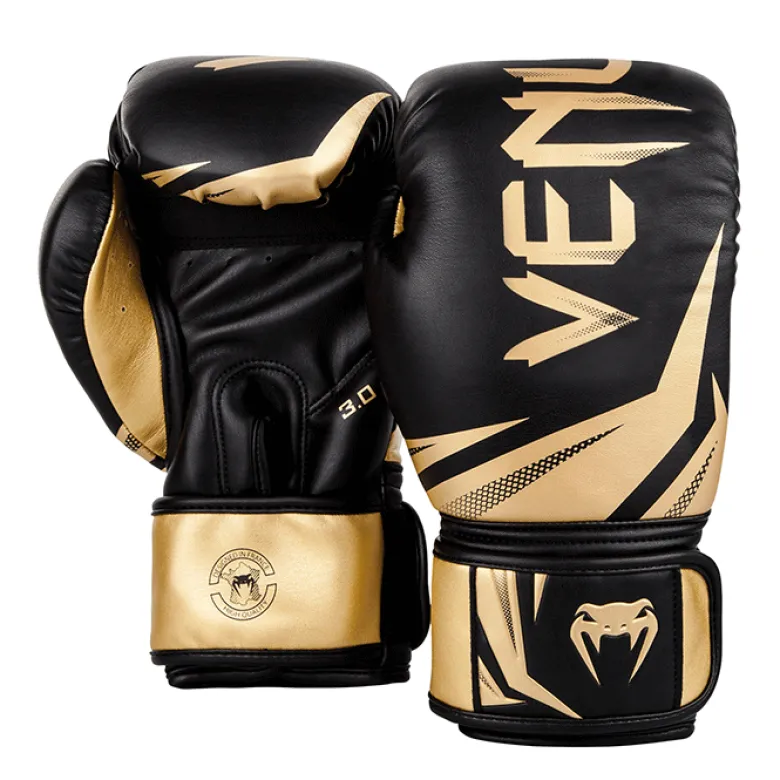 Venum Challenger 3.0 Boxing Gloves - Black/Gold