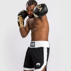 Venum Classic Boxing Shorts, Black/White