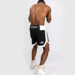 Venum Classic Boxing Shorts, Black/White