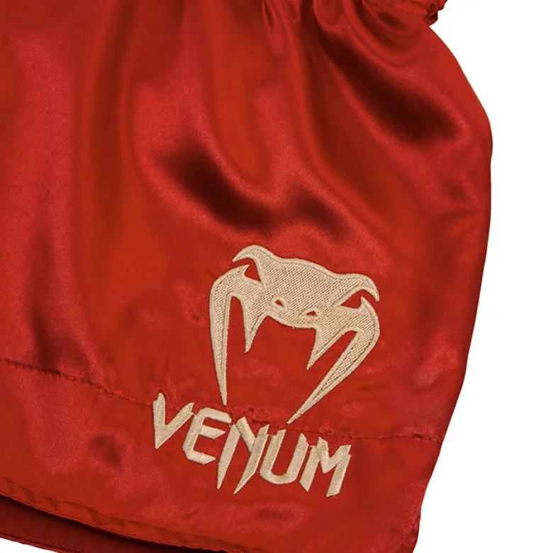 Venum Classic Muay Thai Short Bordeaux/Gold