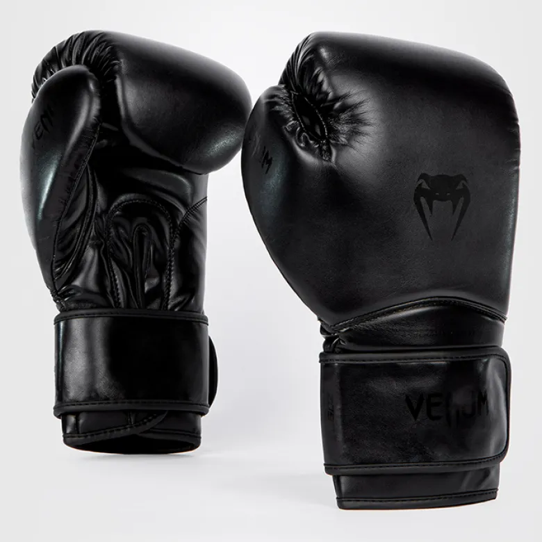 Venum Contender 1.5 Boxing Gloves, Black/Black