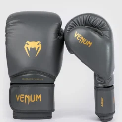 Venum Contender 1.5 Boxing Gloves, Grey/Gold