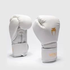 Venum Contender 1.5 Boxing Gloves Ivory/Gold, 12oz