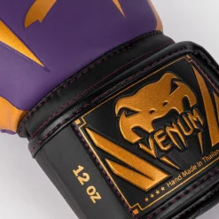 Venum Elite Boxing Gloves Dark Purple