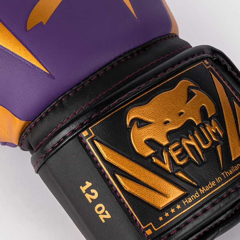 Venum Elite Boxing Gloves Dark Purple
