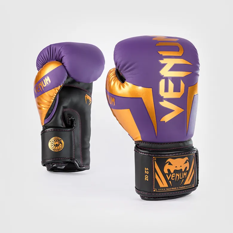 Venum Elite Boxing Gloves Dark Purple