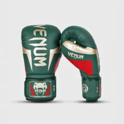 Venum Elite Boxing Gloves Deep Forest Green