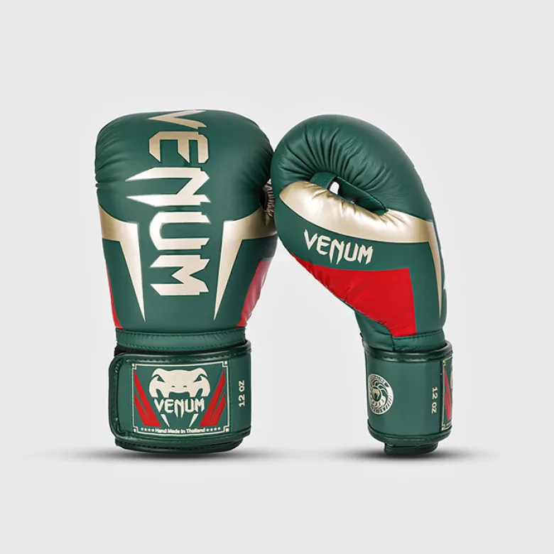 Venum Elite Boxing Gloves Deep Forest Green