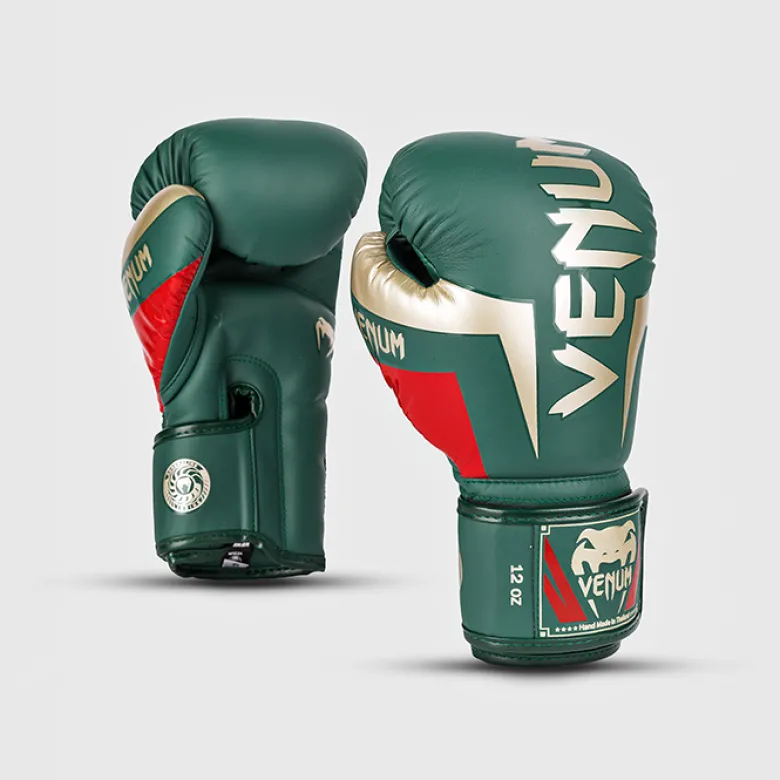 Venum Elite Boxing Gloves Deep Forest Green