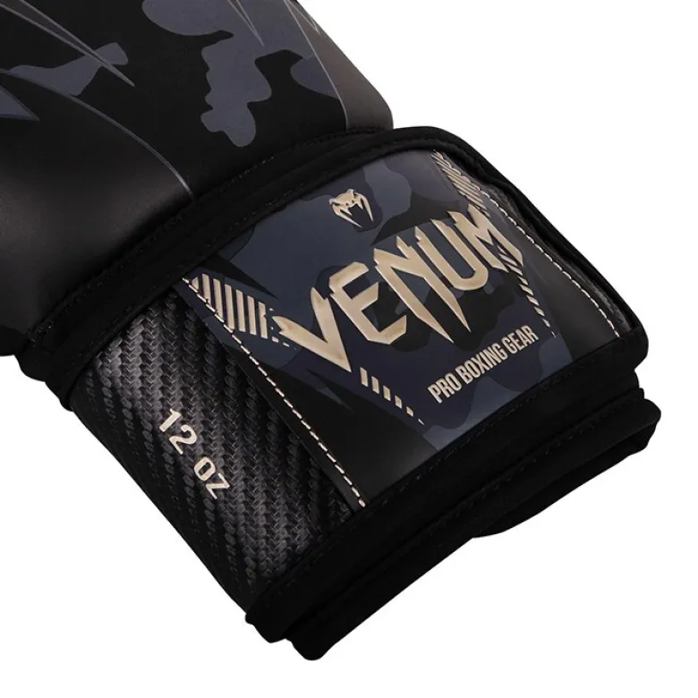 Venum Impact Boxing Gloves, Dark Camo/Sand