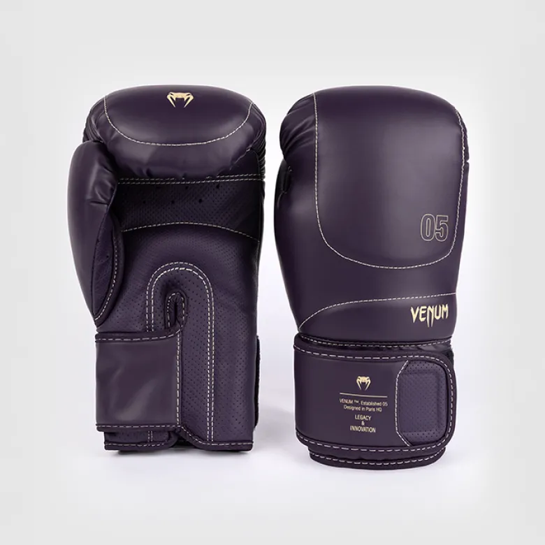 Venum Impact Evo Boxing Gloves Deep Purple