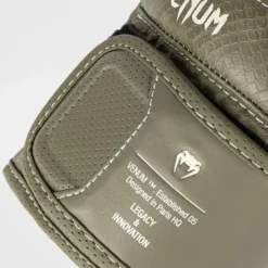 Venum Impact Evo Scales Boxing Gloves Army Green