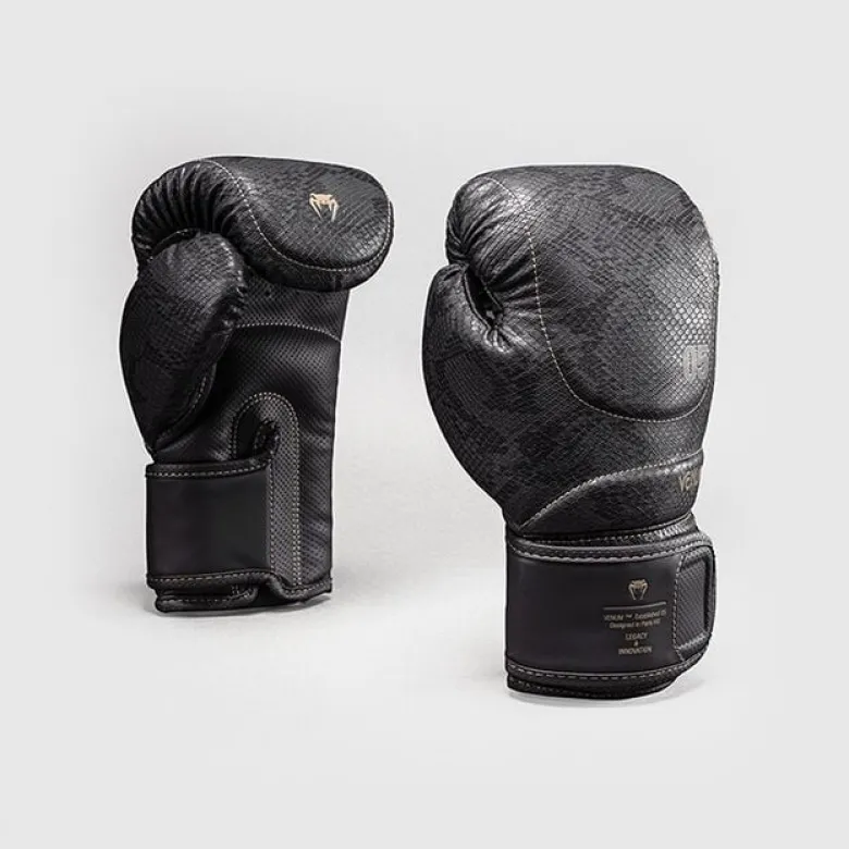 Venum Impact Evo Scales Boxing Gloves Dark Grey