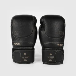 Venum Impact Evo Scales Boxing Gloves Black
