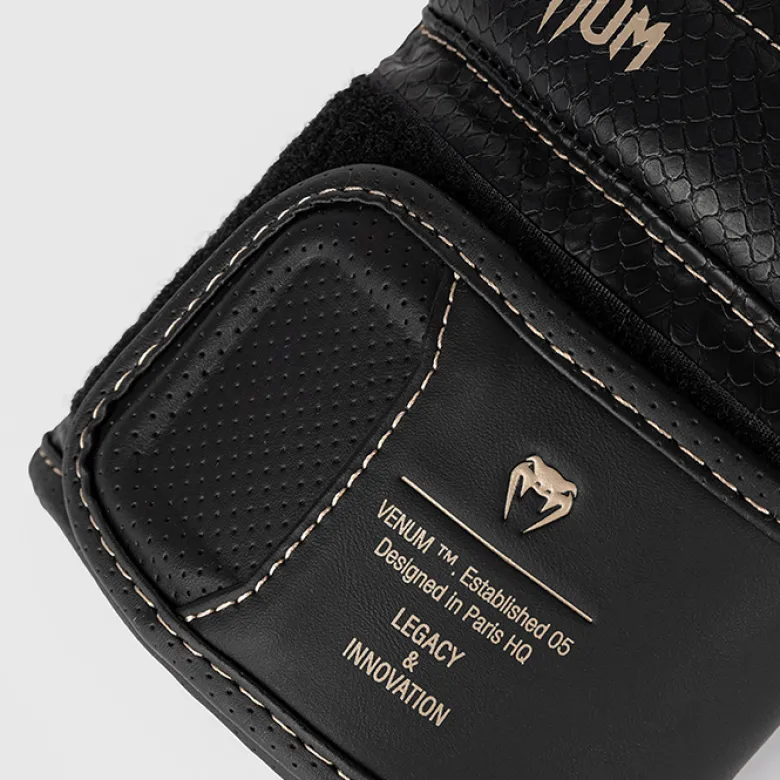 Venum Impact Evo Scales Boxing Gloves Black