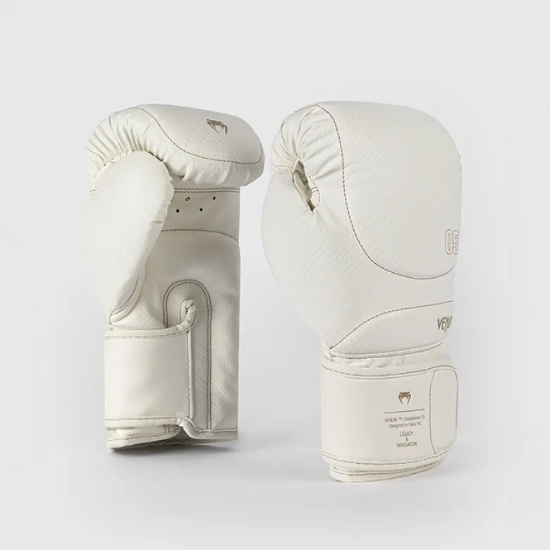 Venum Impact Evo Scales Boxing Gloves Ivory