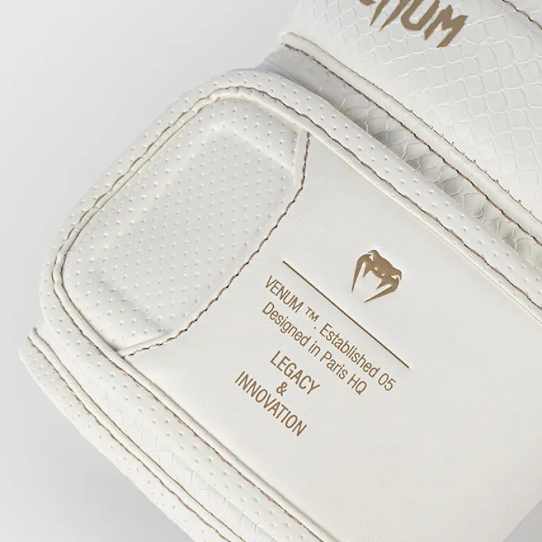 Venum Impact Evo Scales Boxing Gloves Ivory