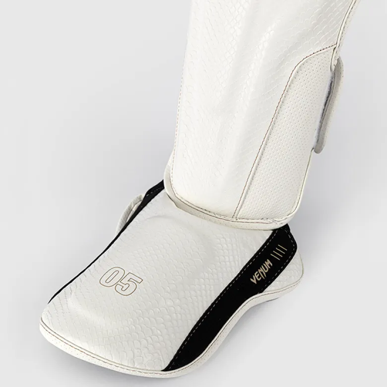 Venum Impact Evo Scales Shinguards Ivory