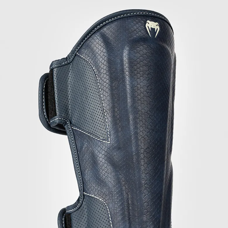 Venum Impact Evo Scales Shinguards Midnight Blue