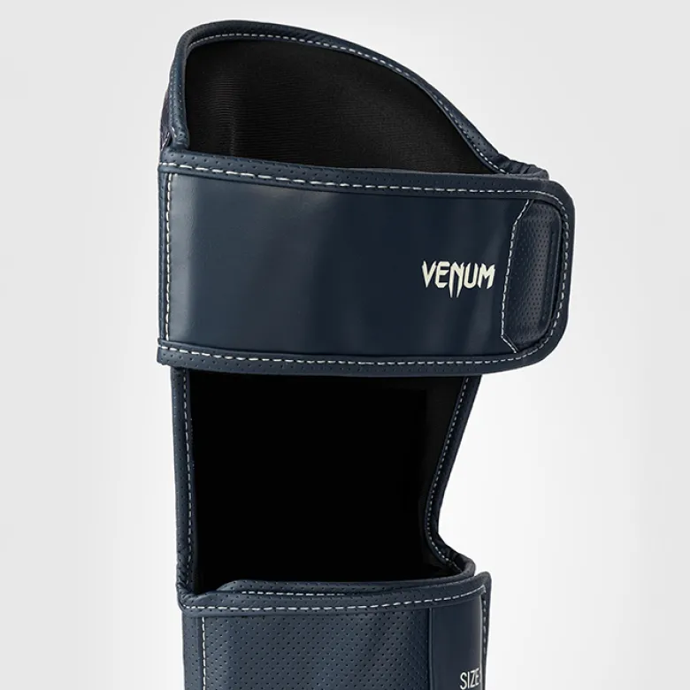 Venum Impact Evo Scales Shinguards Midnight Blue
