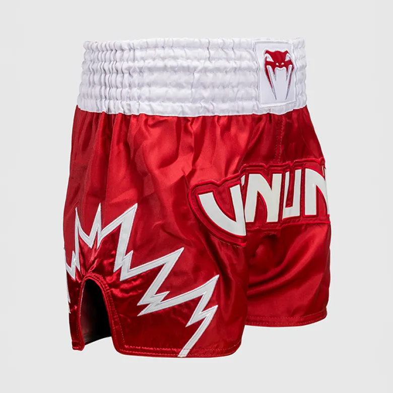 Venum Inferno Muay Thai Shorts Red/White