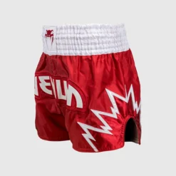 Venum Inferno Muay Thai Shorts Red/White