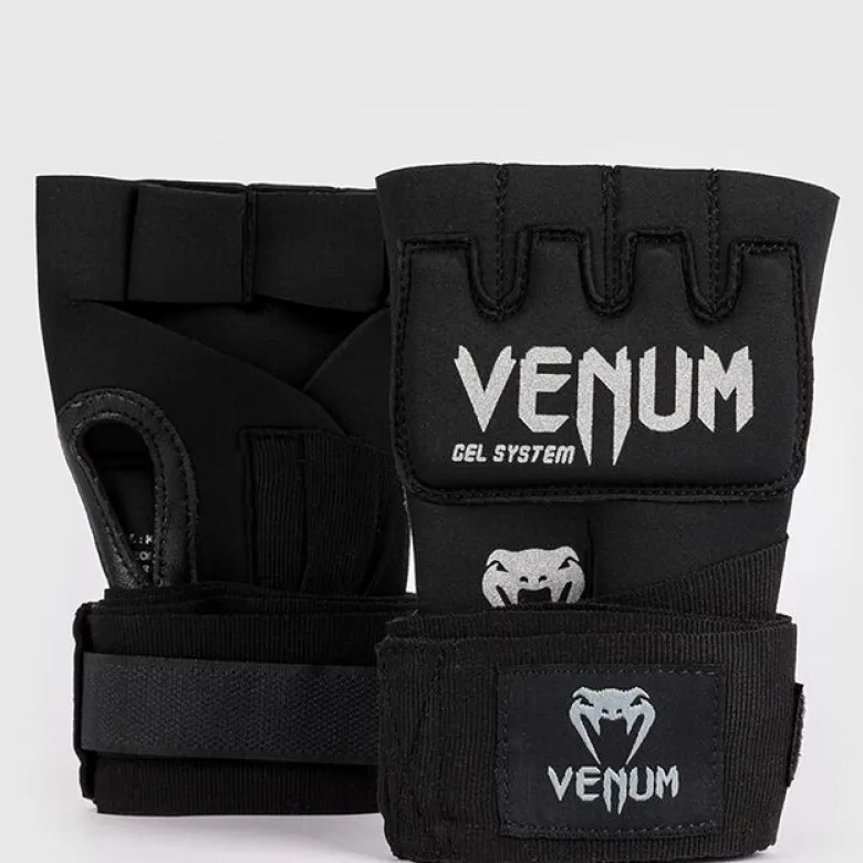 Venum Kontact Gel Glove Wraps Black/Silver