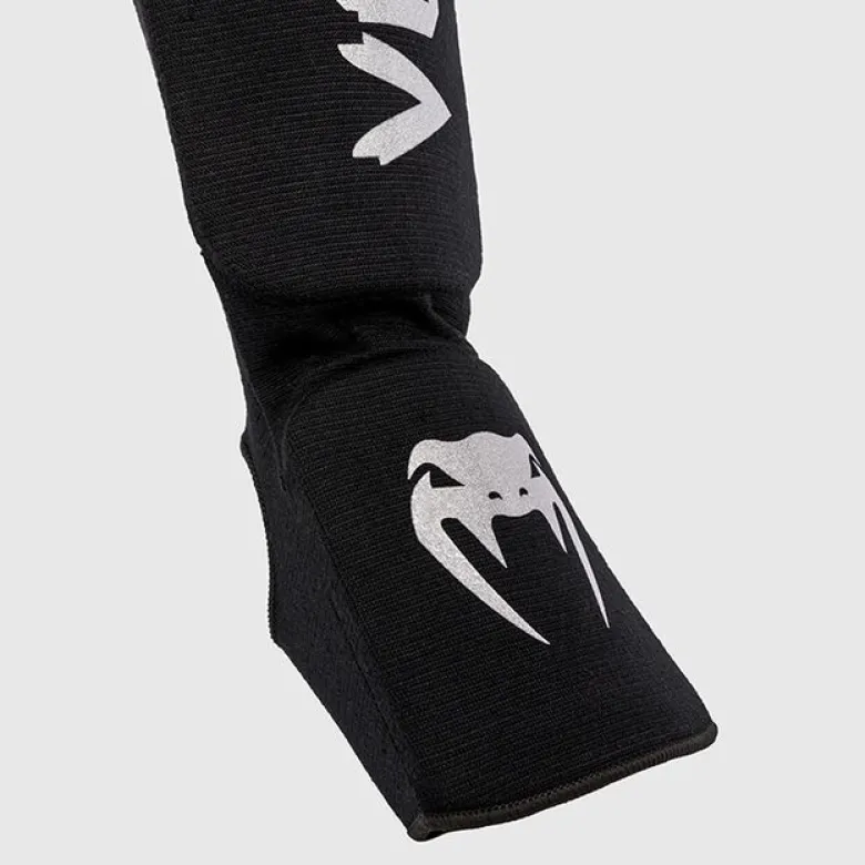 Venum Kontact Shin Guards Black/Silver