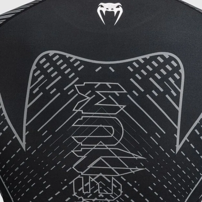 Venum Midnight Fury Long Sleeve Rashguard Black/Grey/Silver
