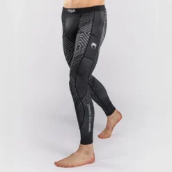 Venum Midnight Fury Spats Black/Grey/Silver