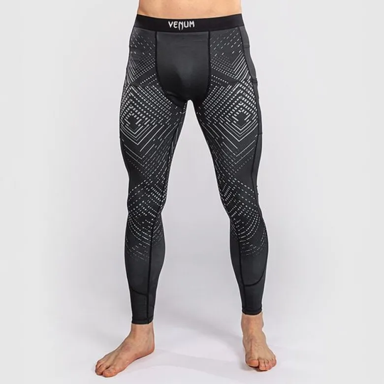 Venum Midnight Fury Spats Black/Grey/Silver