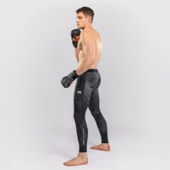 Venum Midnight Fury Spats Black/Grey/Silver
