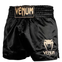 Venum Muay Thai Shorts Classic, Black/Gold