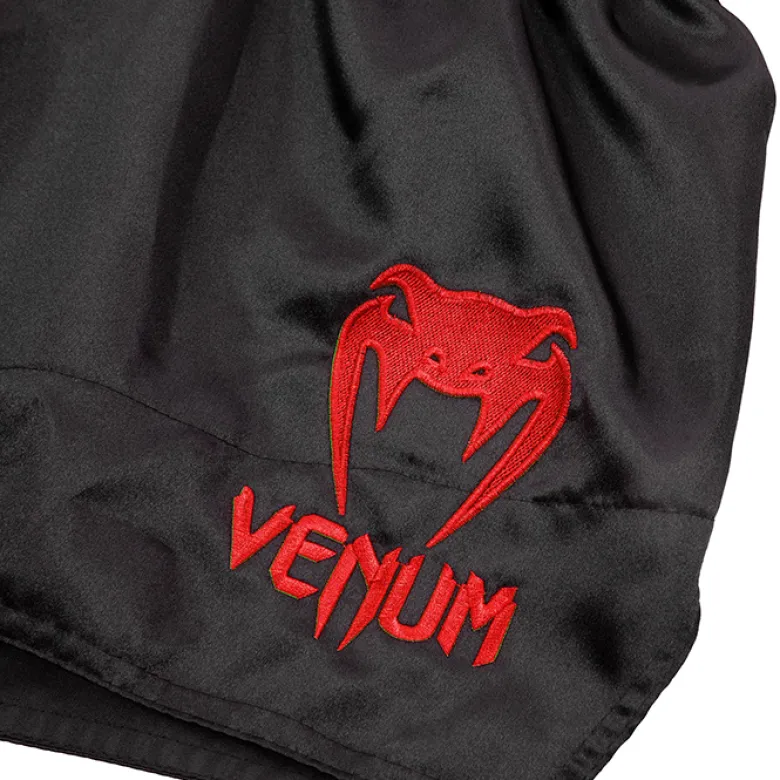 Venum Muay Thai Shorts Classic, Black/Red